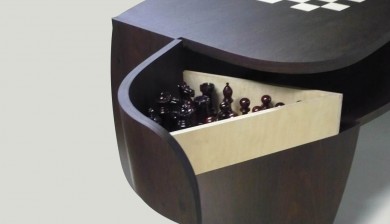 Table basse-Échiquier