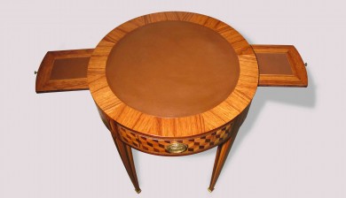 table à jeux - cuir