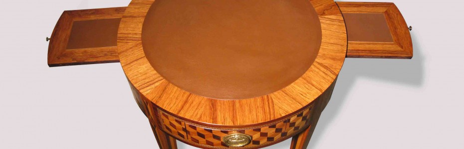 table à jeux - cuir