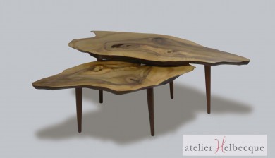 table basse Sur un plateau