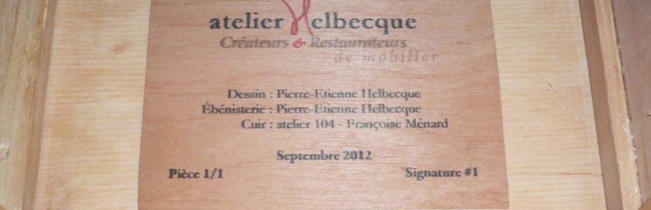 Bureau Sacoche - signature