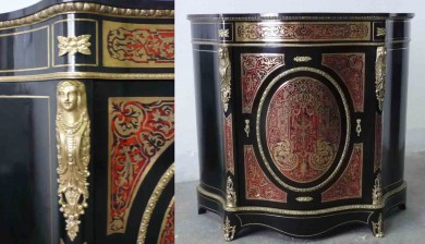 meuble d'appui Napoléons III - après restauration